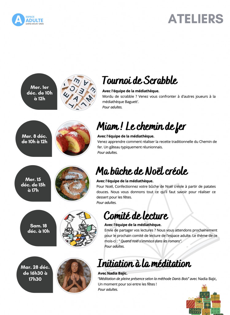 Invitation à célébrer Noël & le 20 Desamn