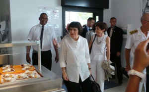 La ministre Marie-Arlette Carlotti en visite dans l'Est