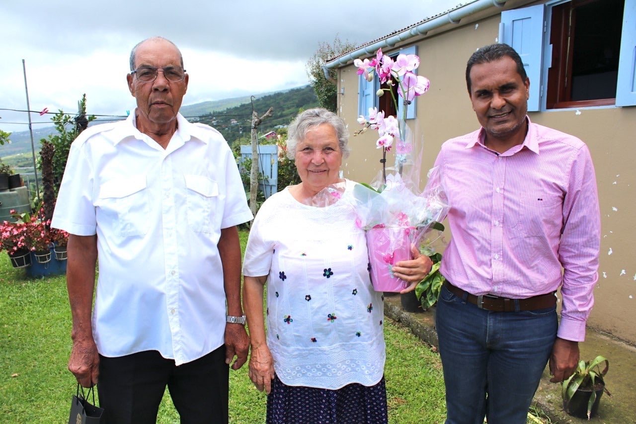 55 ans de mariage pour les époux Phocion