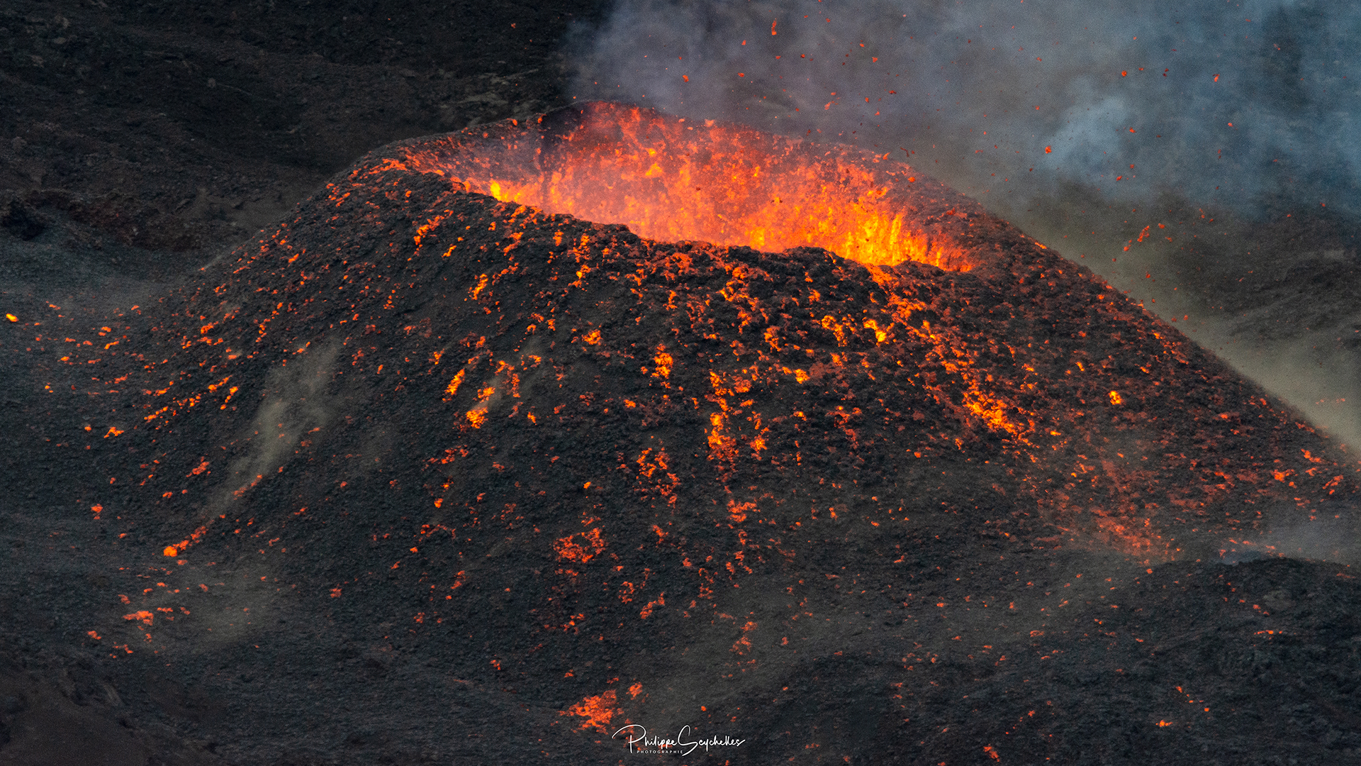 Le Volcan offre toujours un spectacle magnifique