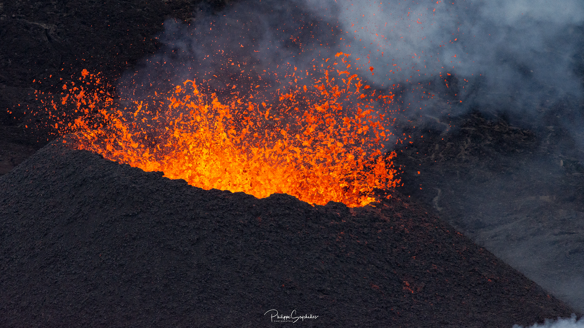 Le Volcan offre toujours un spectacle magnifique