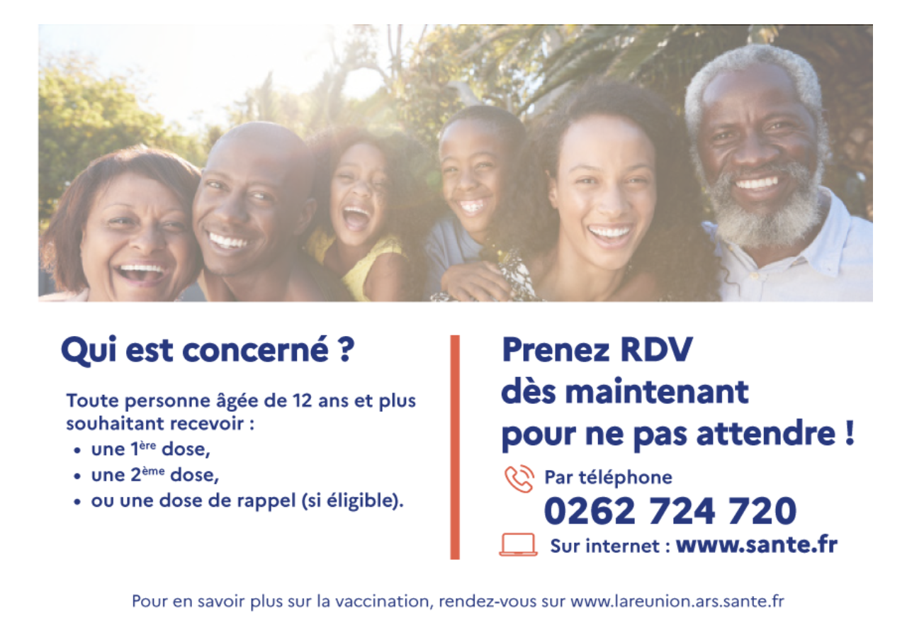 Covid : Les dates et lieux des opérations de vaccination de proximité à La Possession