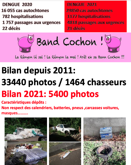 Band Cochon : 5400 dépôts sauvages recensés sur l'année 2021