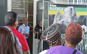 Ultime hommage à Nelson Mandela au Port