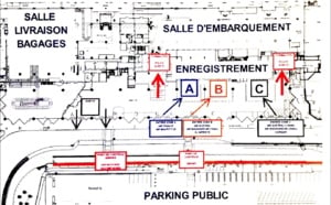 Forte affluence attendue à l'aéroport: Accompagnants priés d'attendre à l'extérieur