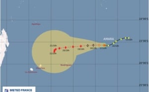 La tempête tropicale modérée Amara ralentit fortement
