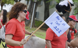 Des poneys à St-Denis: La manifestation contre l'Equitaxe en images