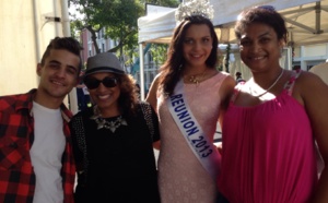 Miss Réunion rend visite aux patients de l'hôpital du Tampon