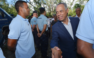 La visite express de Victorin Lurel en images