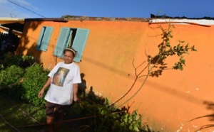 En images : A St-André, la case de Marie Malbrouck dévastée par la