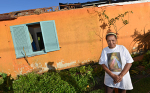 En images : A St-André, la case de Marie Malbrouck dévastée par la