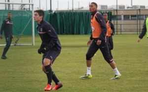 Premier entraînement de Guillaume Hoarau aux Girondins de Bordeaux