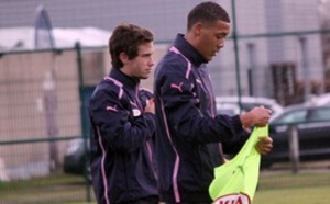 Premier entraînement de Guillaume Hoarau aux Girondins de Bordeaux