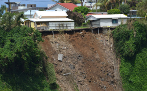 Ste-Marie: Des maisons menacent de tomber dans la ravine