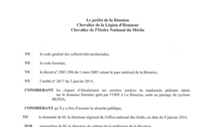 Plus de 150 sentiers restent fermés