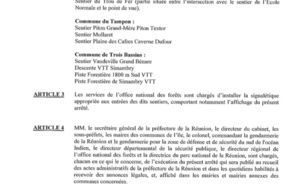 Plus de 150 sentiers restent fermés