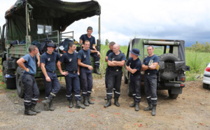 Les militaires métropolitains donnent un coup de pouce aux agriculteurs