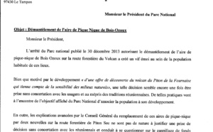 Aire de pique-nique de Bois Ozoux: Vlody demande au Parc national de revoir sa position