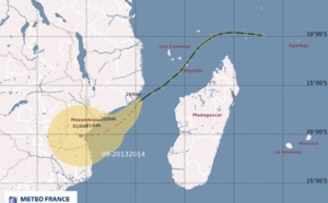 Une perturbation tropicale à 1.635km de la Réunion