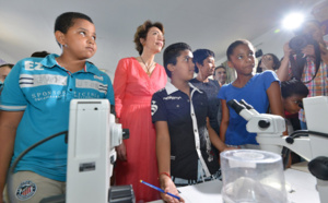 Retour en images sur la visite de la ministre de la Santé, Marisol Touraine