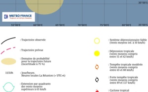 Fobane devient forte tempête tropicale