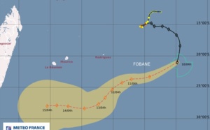 La tempête Fobane entame son recourbement en direction de l'Ouest