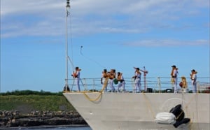 Un navire militaire indien en escale à La Réunion