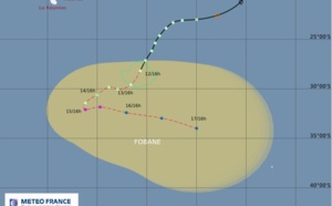 La dépression subtropicale Fobane s'évacue vers le Sud