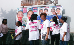 St-Denis: La campagne sale de Richenel Hubert et Monique Orphé