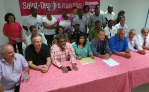 St-Denis : Annette soutenu par des colistiers de Ramassamy, Robert-Mucy et Aboudou