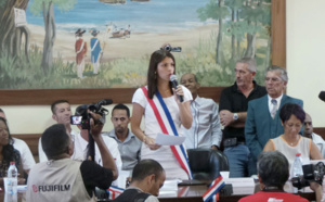 Vanessa Miranville officiellement investie à La Possession