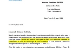 Michel Fontaine veut la tête du délégué du Défenseur des Droits de St-Pierre