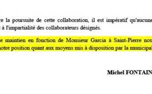 Michel Fontaine veut la tête du délégué du Défenseur des Droits de St-Pierre