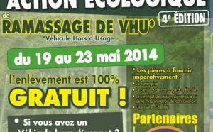 Opération gratuite d'enlèvement de véhicule hors d'usage