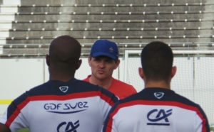 Premier entraînement à La Réunion pour l'Equipe de France Espoirs