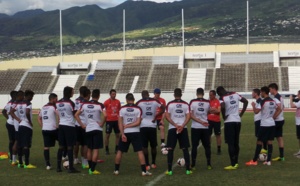 Premier entraînement à La Réunion pour l'Equipe de France Espoirs