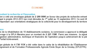 Commission permanente/Région: Carrières et emplois pour la Nouvelle Route du Littoral