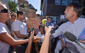 Balade en mer et visite de l'aquarium pour Nicolas Hulot