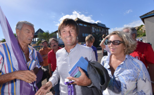 Balade en mer et visite de l'aquarium pour Nicolas Hulot
