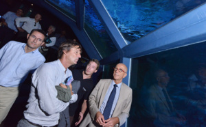 Balade en mer et visite de l'aquarium pour Nicolas Hulot