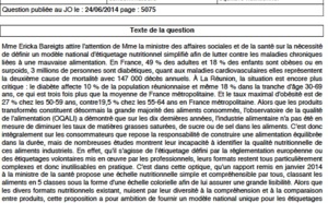 Question écrite d'Ericka Bareigts :