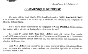 Cilam: Communiqué de la CGTR Sud sur l'attitude de la direction