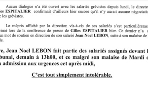 Cilam: Communiqué de la CGTR Sud sur l'attitude de la direction