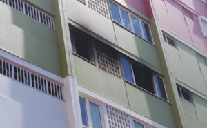 St-Denis: Incendie d'appartement, le bâtiment évacué