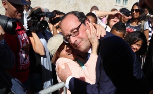 La journée de François Hollande en images