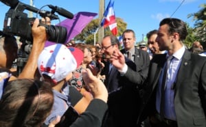 La journée de François Hollande en images