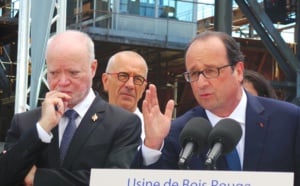 La journée de François Hollande en images