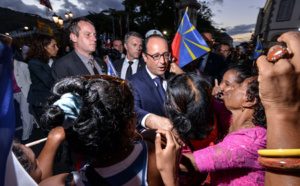 Retour en images de François Hollande à St Denis