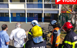 Ecole de St-Gilles: Périmètre de sécurité après l'affaissement d'un pilier