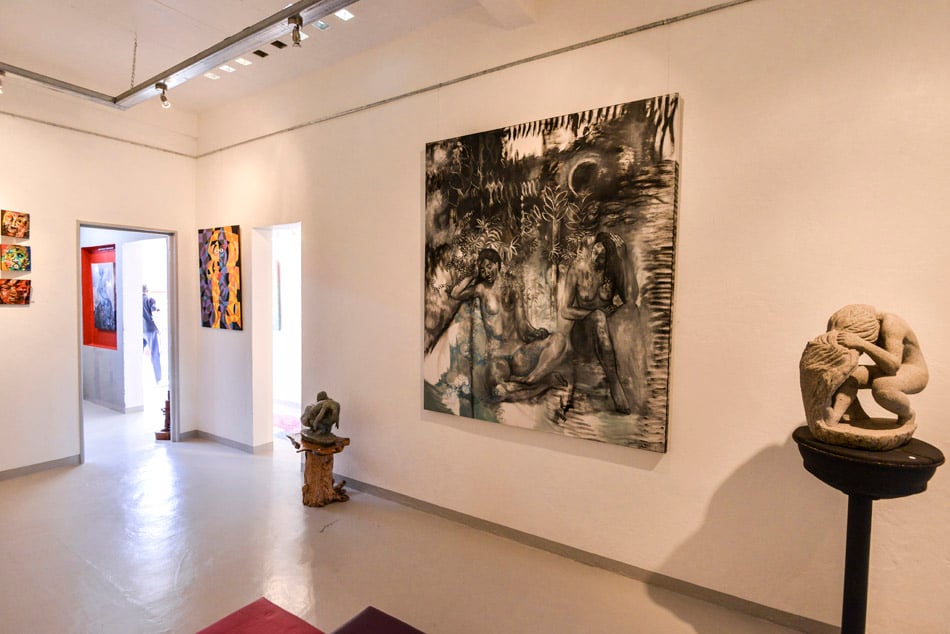 Une galerie d'art à la Plaine des Cafres